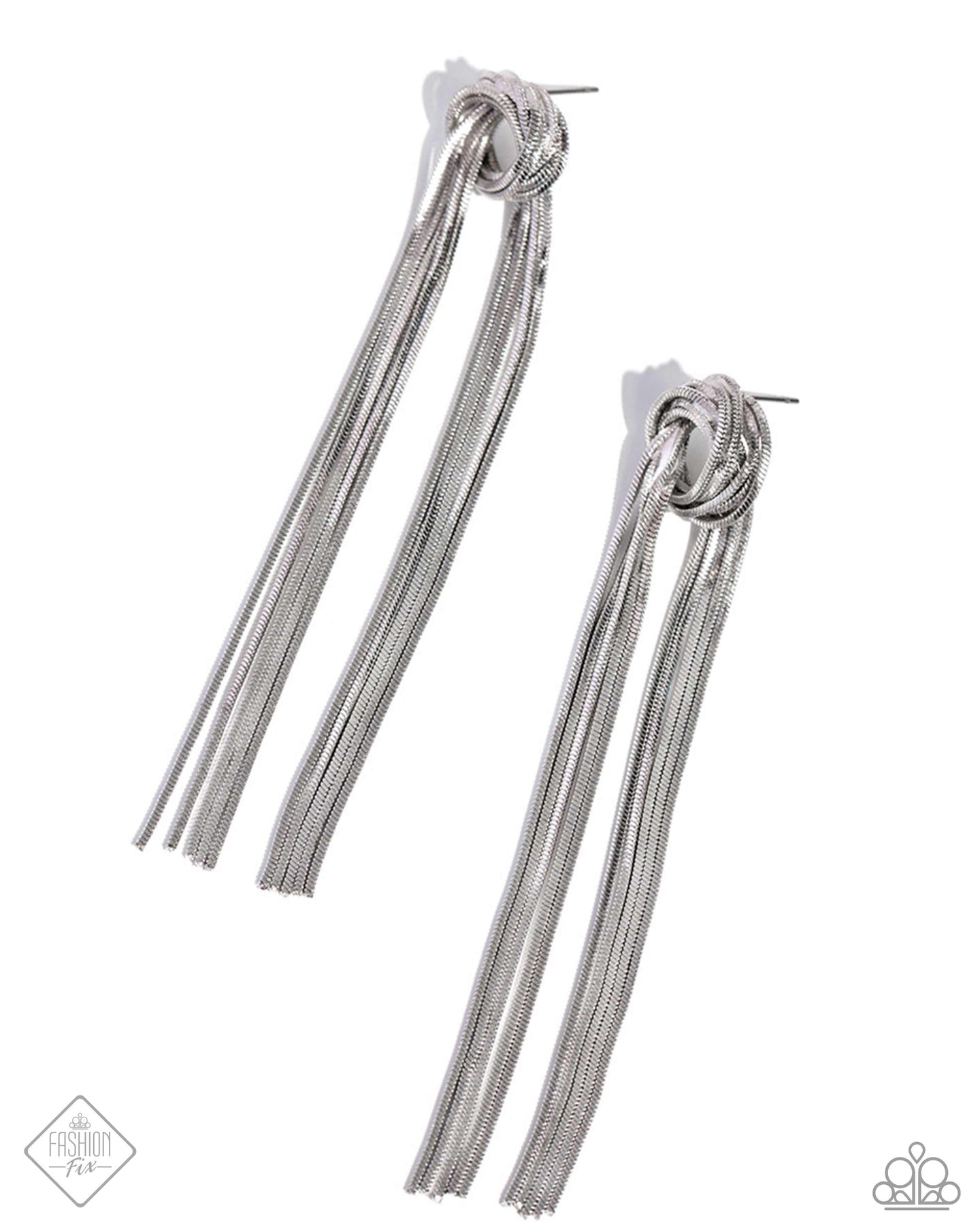 All STRANDS On Deck - Silver post earring APRIL 2024 FF LR3