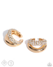 Load image into Gallery viewer, Sizzling Spotlight - Gold ear cuff earring APRIL 2024 FF LR3
