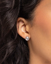 Load image into Gallery viewer, Breathtaking Birthstone - White post earring D063
