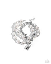 Load image into Gallery viewer, LOVE-Locked Legacy - White bracelet E008
