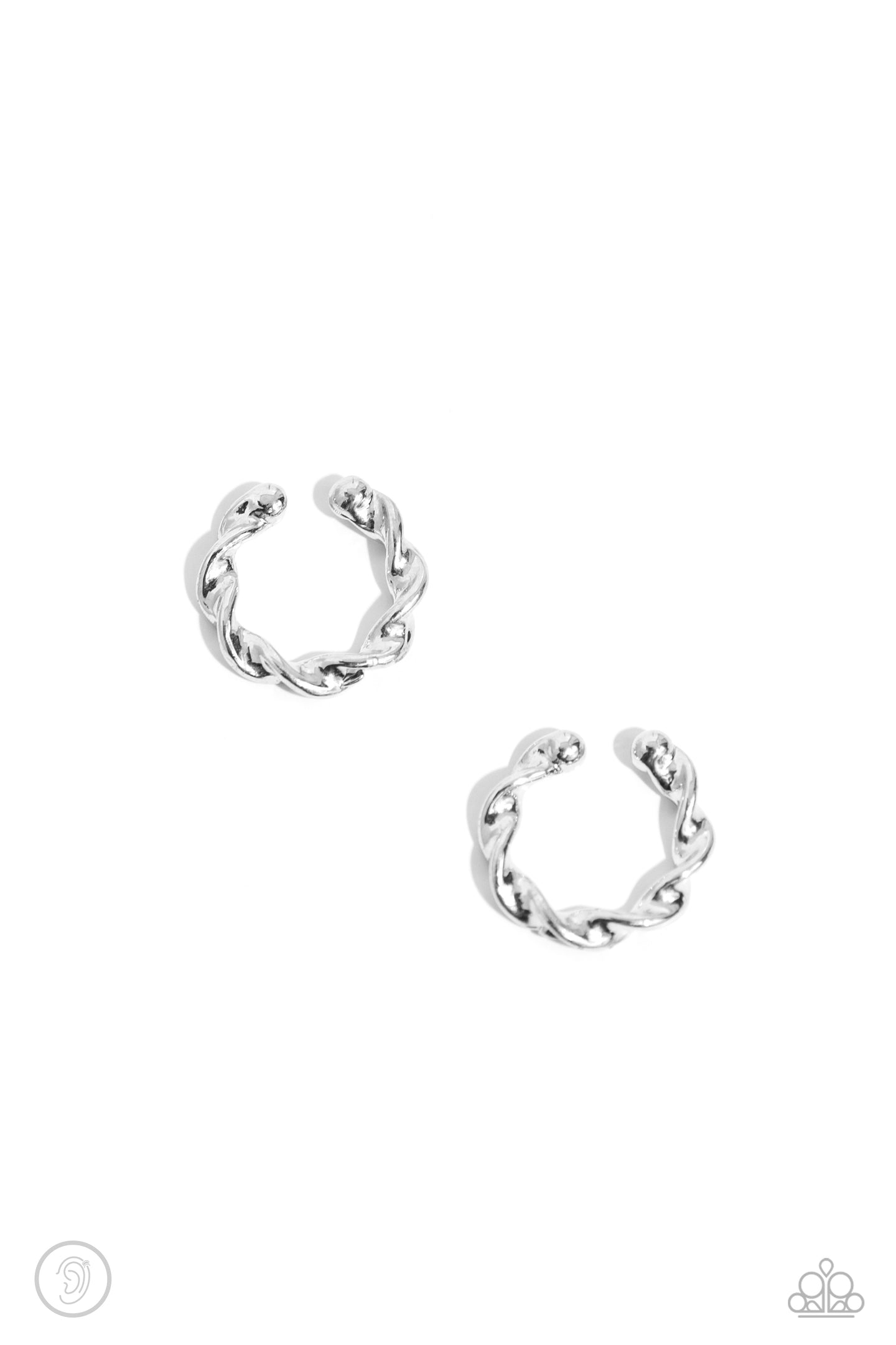 Hey, Hot CUFF!  -silver cuff earring A023