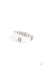 Load image into Gallery viewer, Monogram Memento - A - Silver ring 2085
