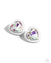 Load image into Gallery viewer, Heartfelt Haute - White earring D019
