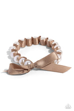 Load image into Gallery viewer, Ribbon Rarity - Brown bracelet  948
