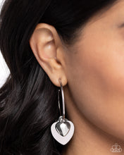 Load image into Gallery viewer, Casually Crushing - Silver hoop earring Box 4
