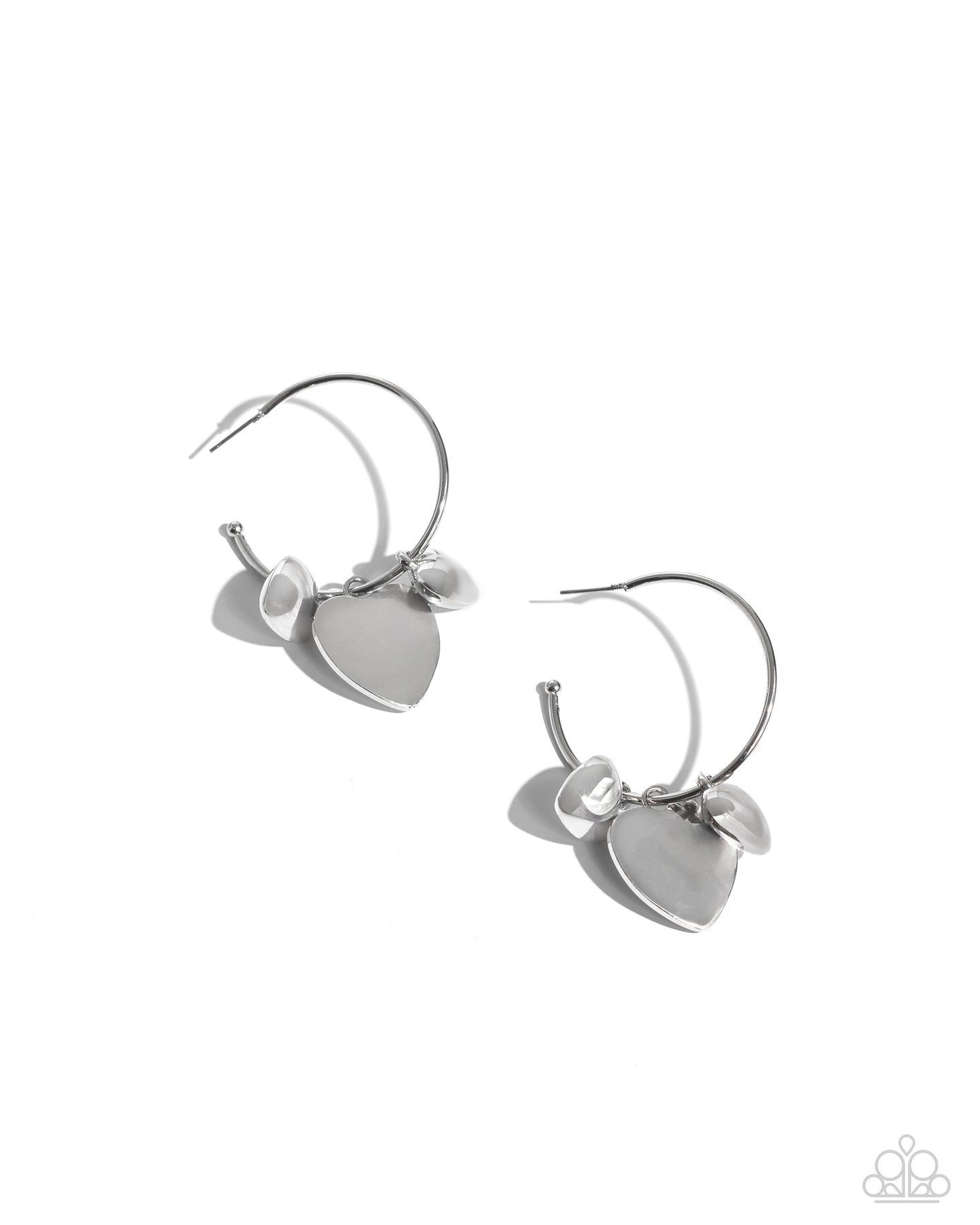 Casually Crushing - Silver hoop earring Box 4