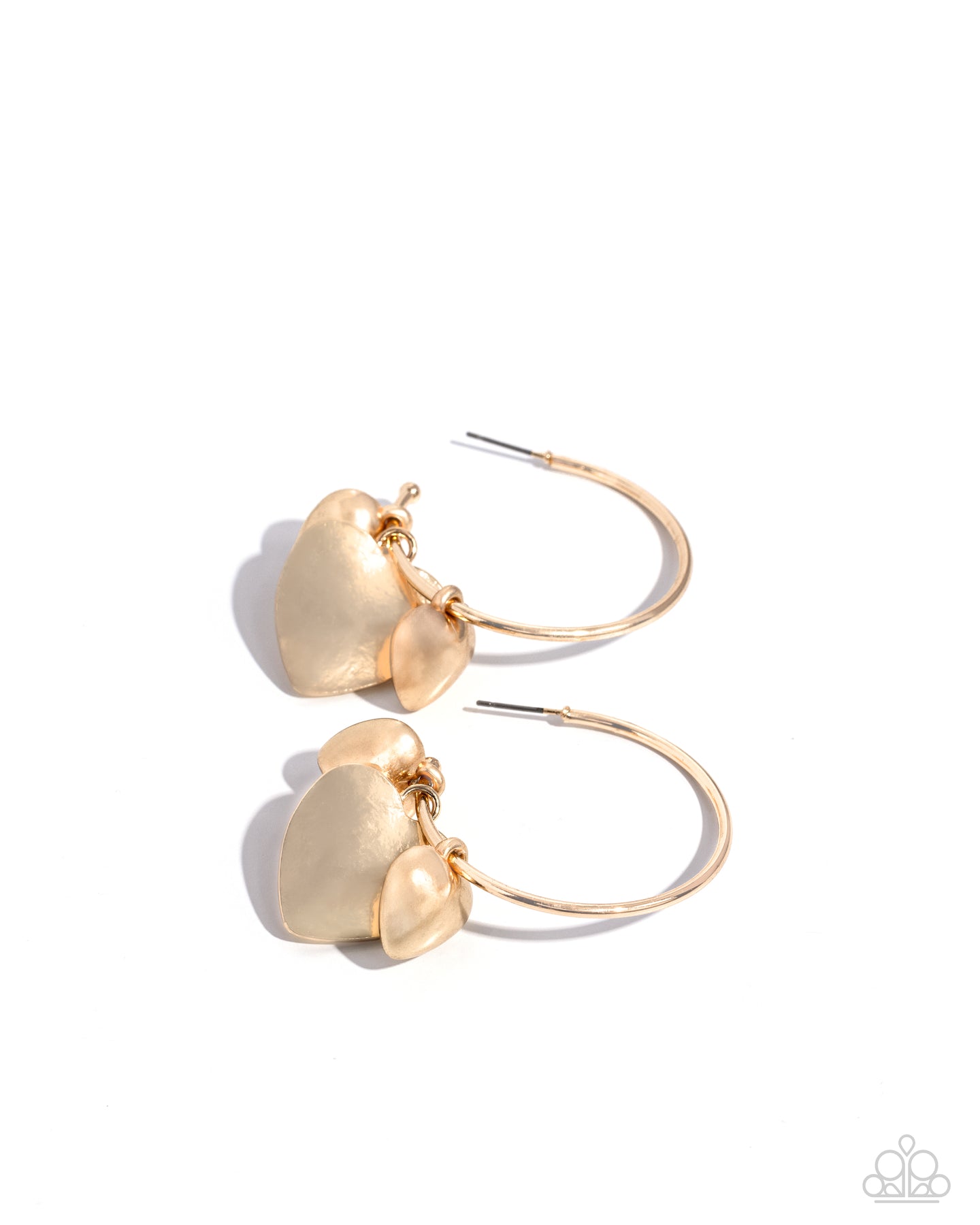 Casually Crushing - Gold hoop earring 1556