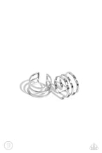 Load image into Gallery viewer, Metro Mashup - Silver ear cuff earring A088

