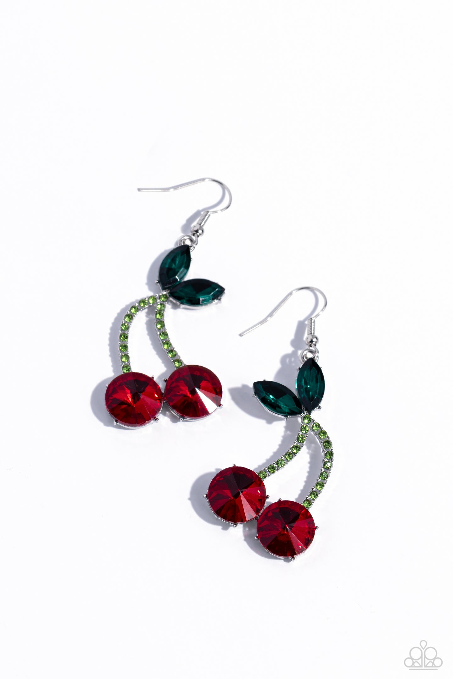 Cherry Cameo - Red earring E019