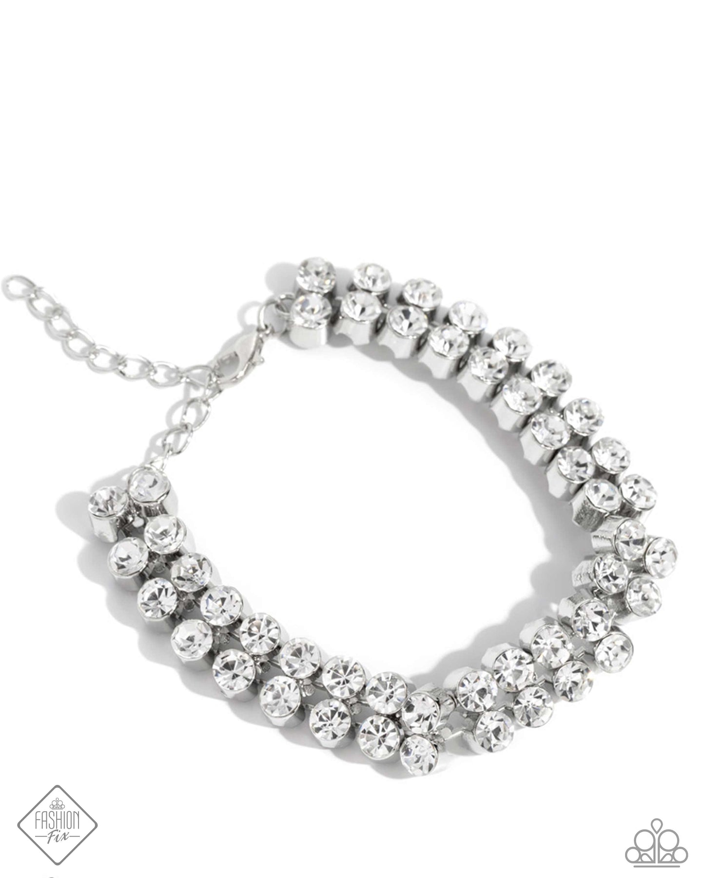 Once Upon A TIARA - White bracelet APRIL 2024 FF LR3