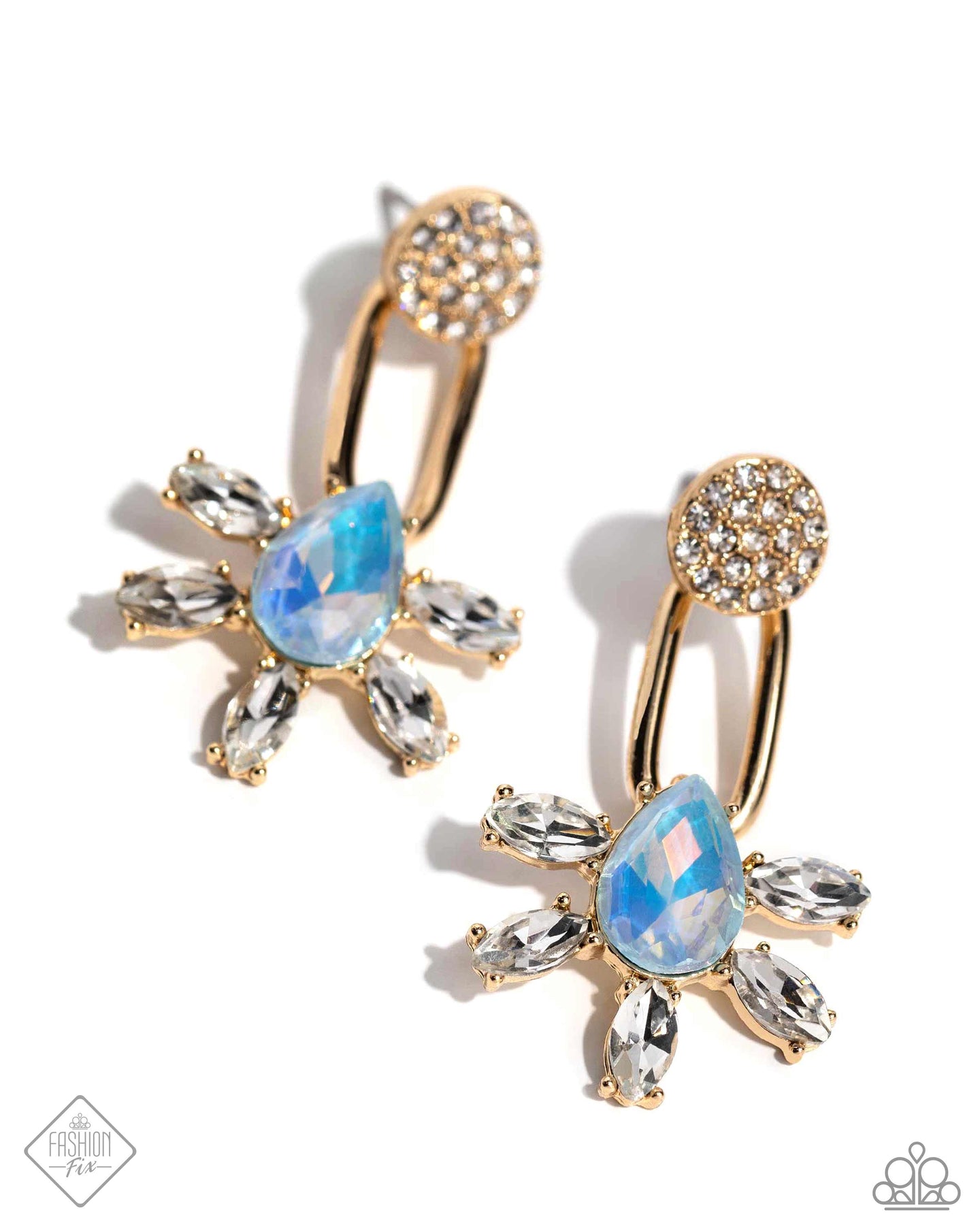 Heirloom Headline - Gold post earring May 2024 FF 900B