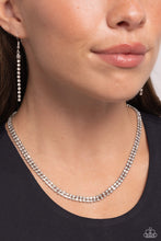Load image into Gallery viewer, Dazzling Declaration - White necklace D041
