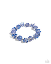 Load image into Gallery viewer, Lets Start at the FAIRY Beginning - Blue bracelet D046
