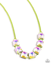 Load image into Gallery viewer, I SQUARE to Secrecy - Green necklace BOX 7/8
