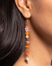 Load image into Gallery viewer, Game of STONES - Orange earring 900
