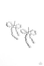 Load image into Gallery viewer, The BOW Must Go On - White post earring UP 1649
