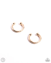Load image into Gallery viewer, Barbell Beauty - Gold  cuff earring A023
