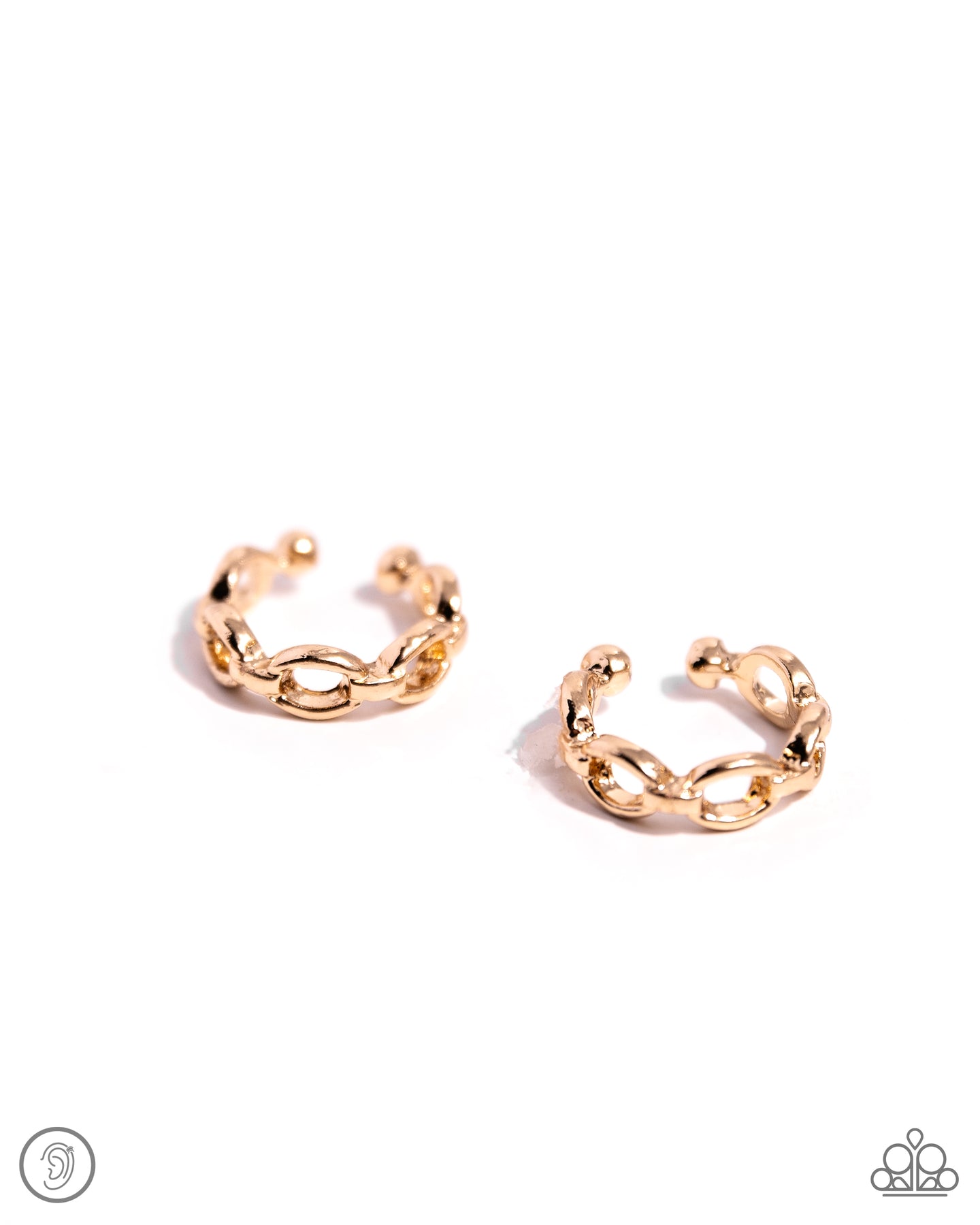 Mandatory Musings - Gold ear cuff earring A023
