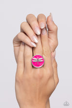 Load image into Gallery viewer, Debonair Dragonfly - Pink ring Box 3
