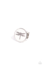 Load image into Gallery viewer, Debonair Dragonfly - White ring E021
