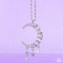Load image into Gallery viewer, Lunar Landmark - Purple necklace LR1

