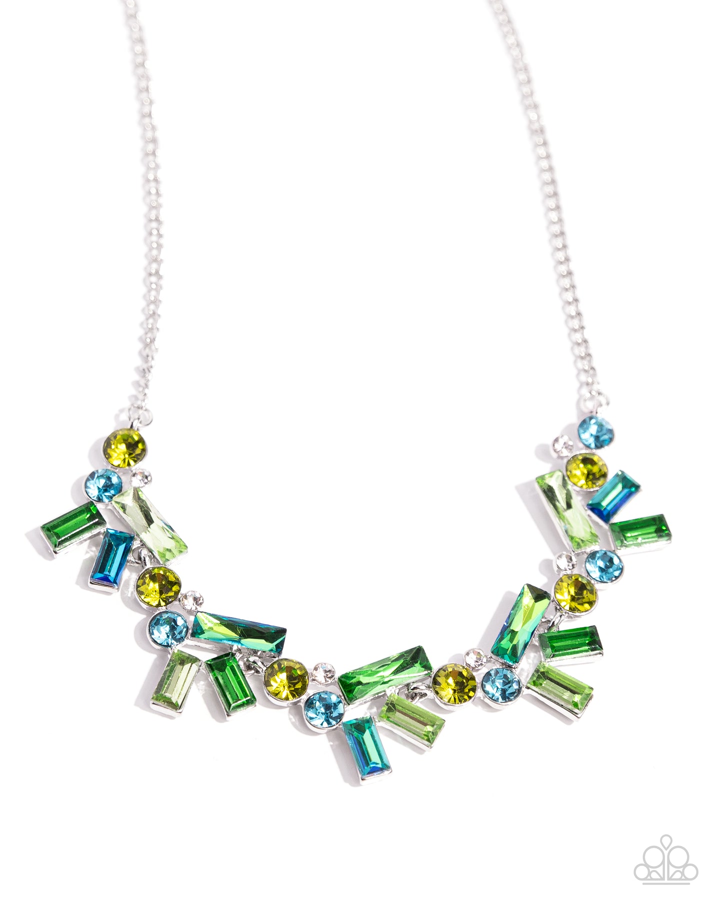 Serene Statement - Green necklace 2171