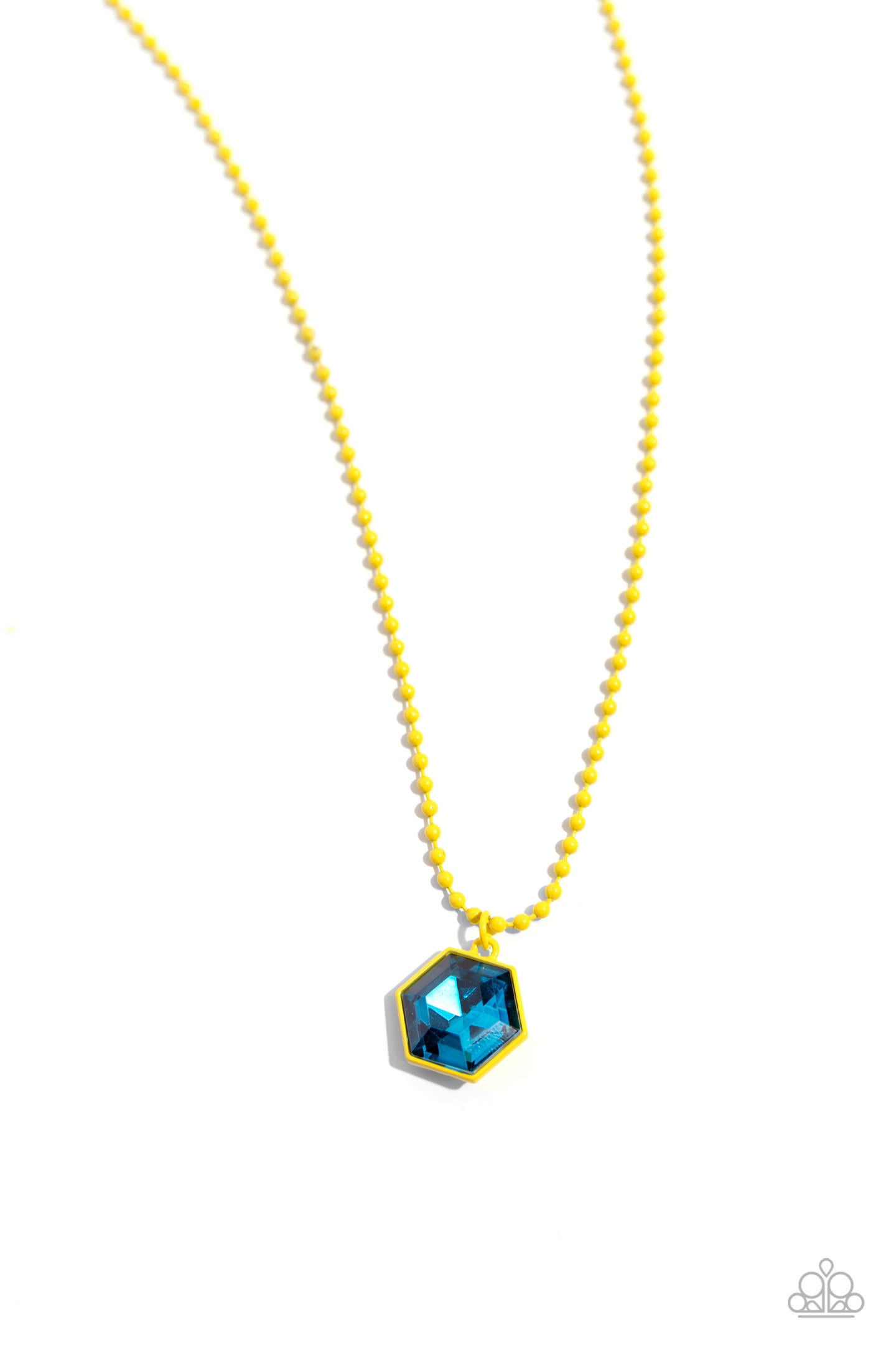 Sprinkle of Simplicity - Yellow necklace B038