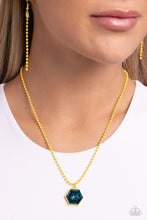 Load image into Gallery viewer, Sprinkle of Simplicity - Yellow necklace B038
