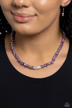 Load image into Gallery viewer, Seasonal Socialite - Purple necklace C016
