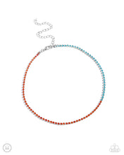 Load image into Gallery viewer, Dedicated Duo - Orange choker necklace A008
