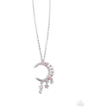 Load image into Gallery viewer, Lunar Landmark - Pink necklace Box 2
