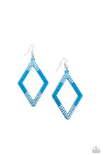Load image into Gallery viewer, Eloquently Edgy - Blue earring D045
