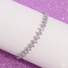 Load image into Gallery viewer, Dandy Dancer - White coil bracelet E021
