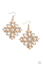 Load image into Gallery viewer, Fancy-Free Florals - Gold earring B015
