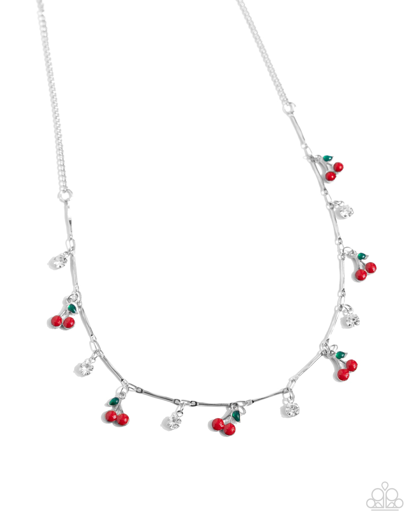 California Cherries - Red necklace B111