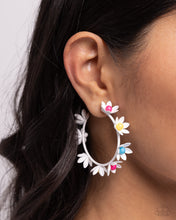 Load image into Gallery viewer, Flower Vine - Multi hoop earring C002
