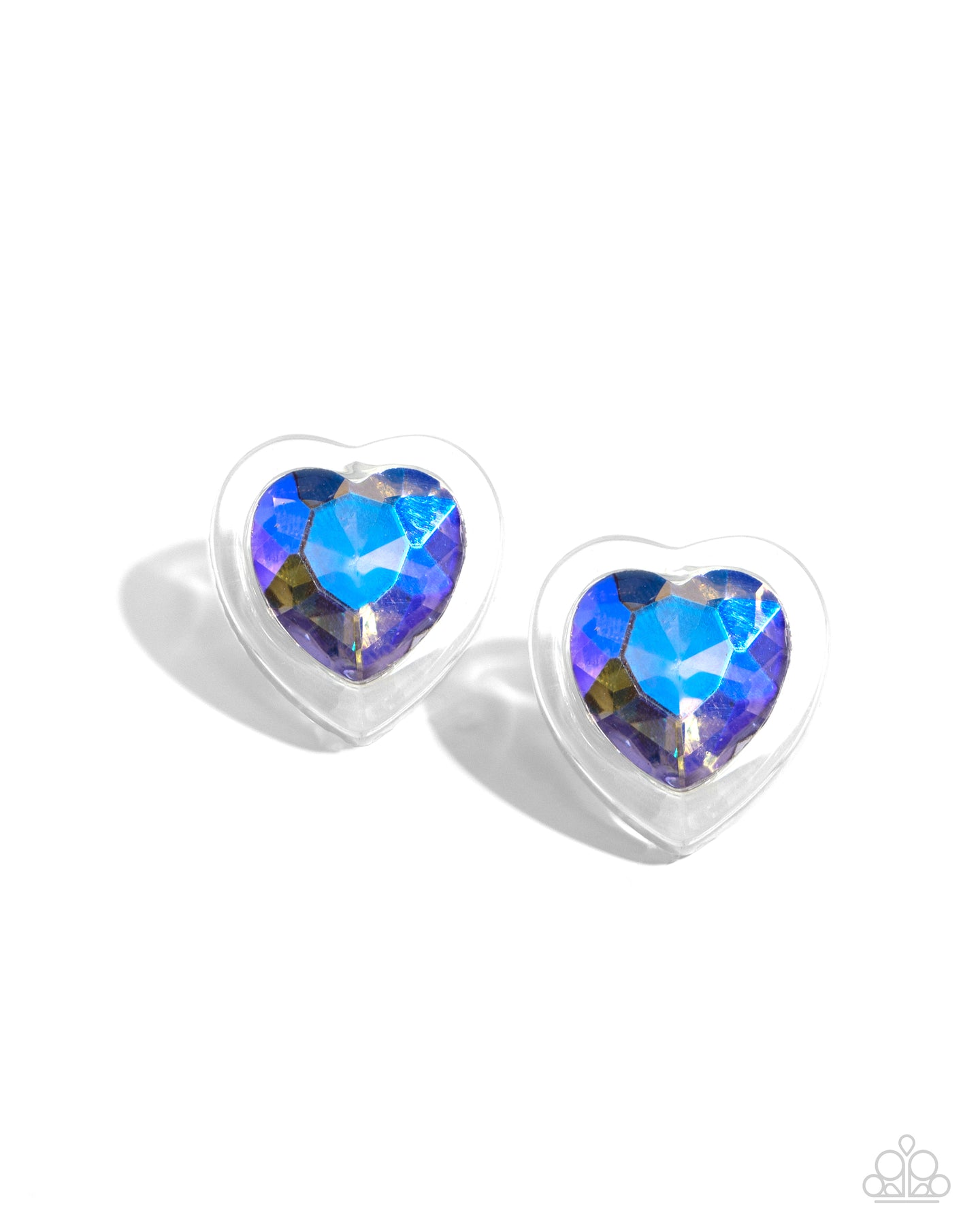 Heart-Pounding Haute - Purple post earring D022