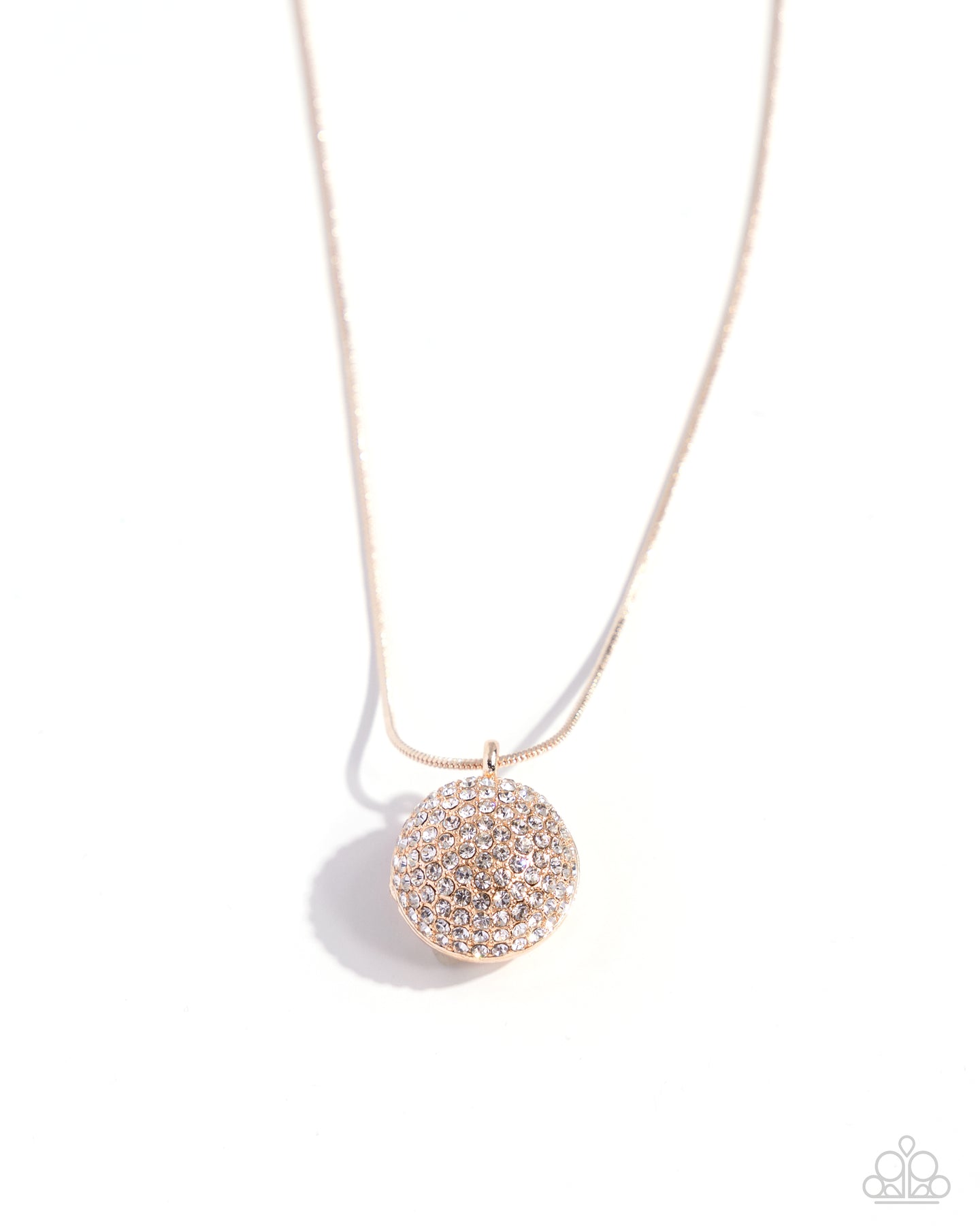 Bedazzled Bravado - Rose Gold necklace 674