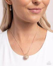 Load image into Gallery viewer, Bedazzled Bravado - Rose Gold necklace 674
