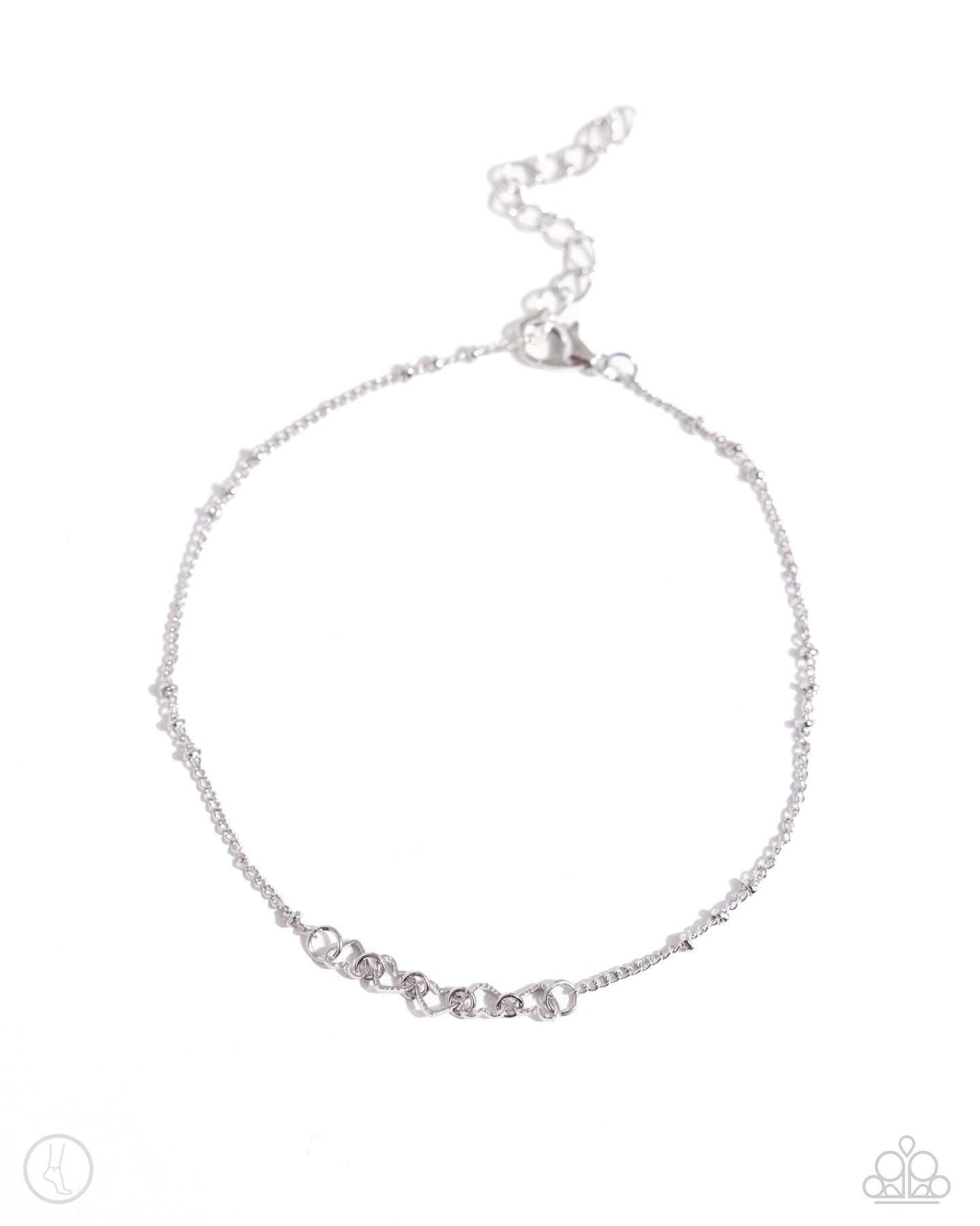Satellite Shimmer - Silver anklet Box 3