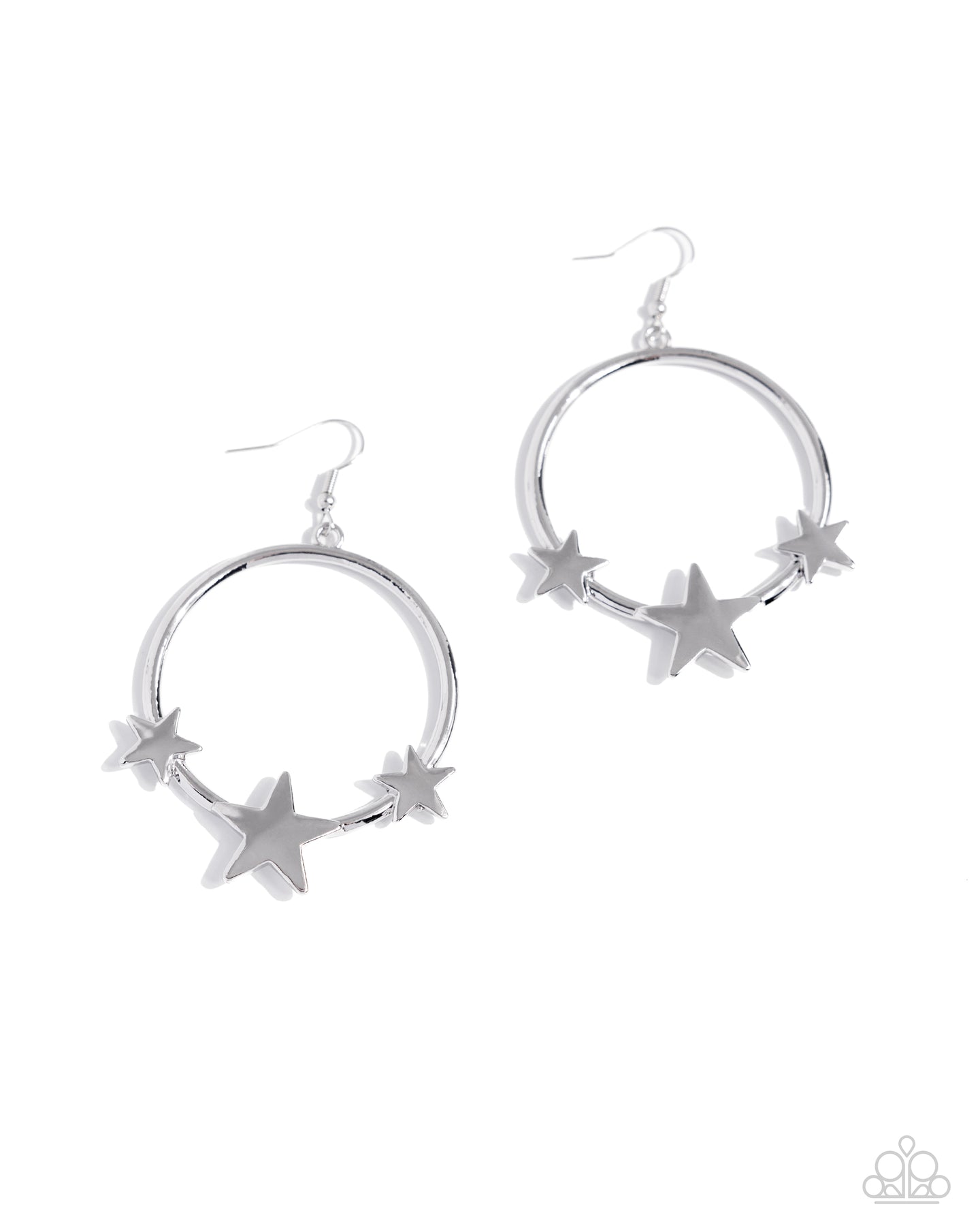 Let SPARKLE Ring! - Silver earring B108
