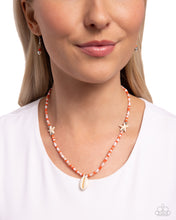 Load image into Gallery viewer, Beachside Beauty - Orange necklace A049/35
