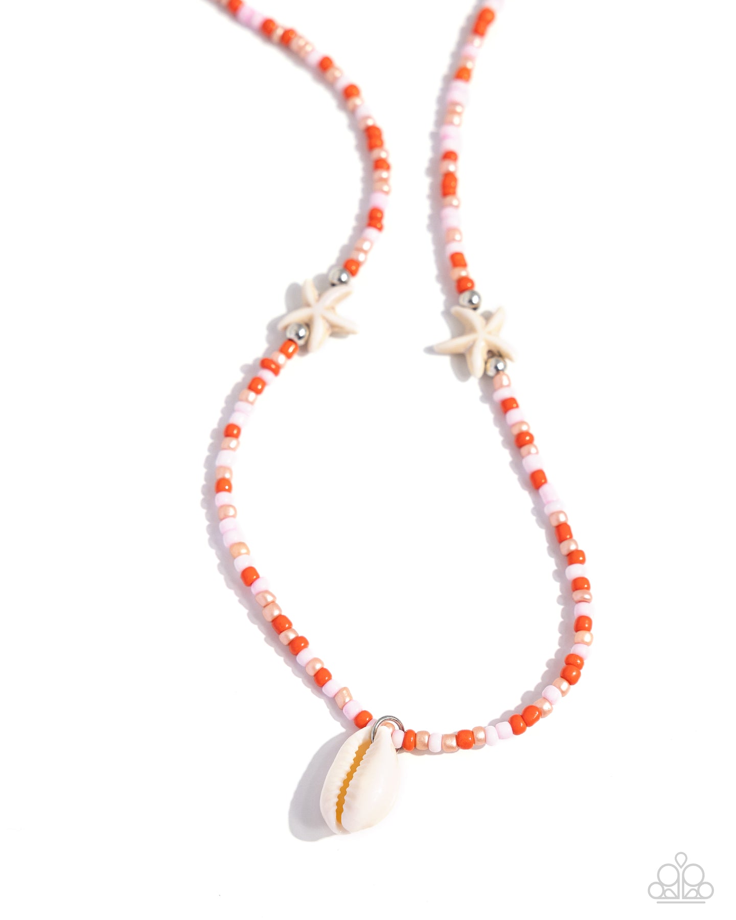 Beachside Beauty - Orange necklace A049/35