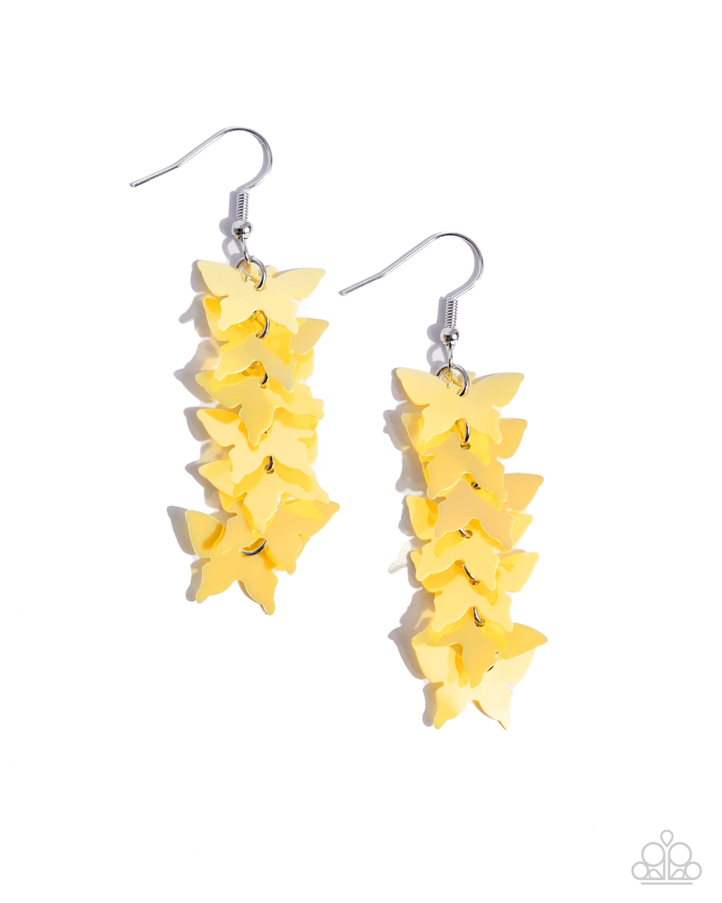 Aerial Ambiance - Yellow earring B120