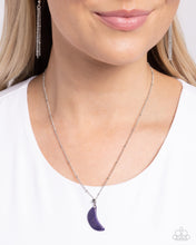 Load image into Gallery viewer, Lunar Lesson - Purple necklace B062/64
