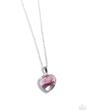 Load image into Gallery viewer, HEART Exhibition - Purple necklace B104
