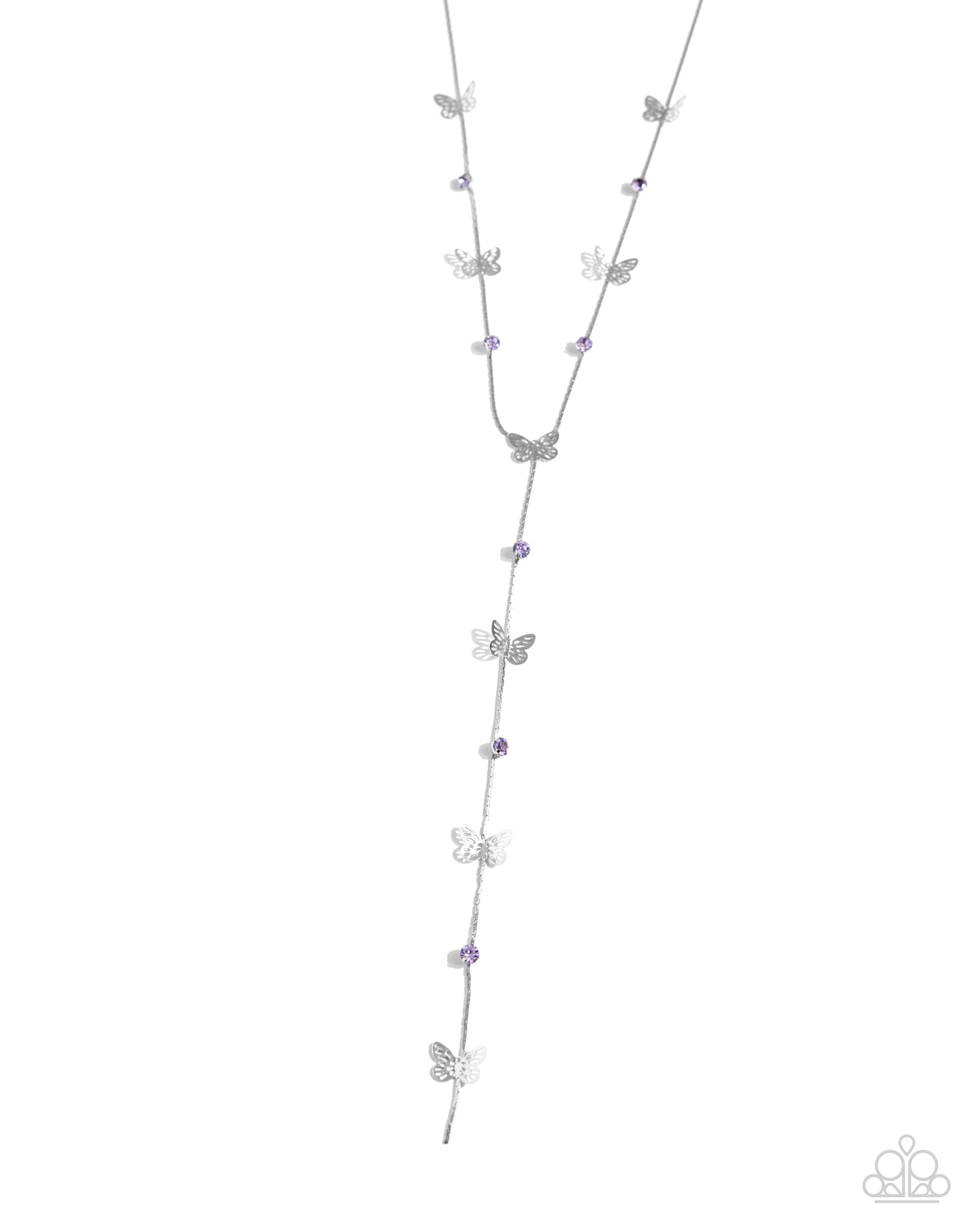 Aerial Attention - Purple necklace A079