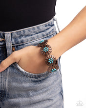 Load image into Gallery viewer, Textured Tribute - Copper bracelet D019
