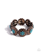 Load image into Gallery viewer, Textured Tribute - Copper bracelet D019
