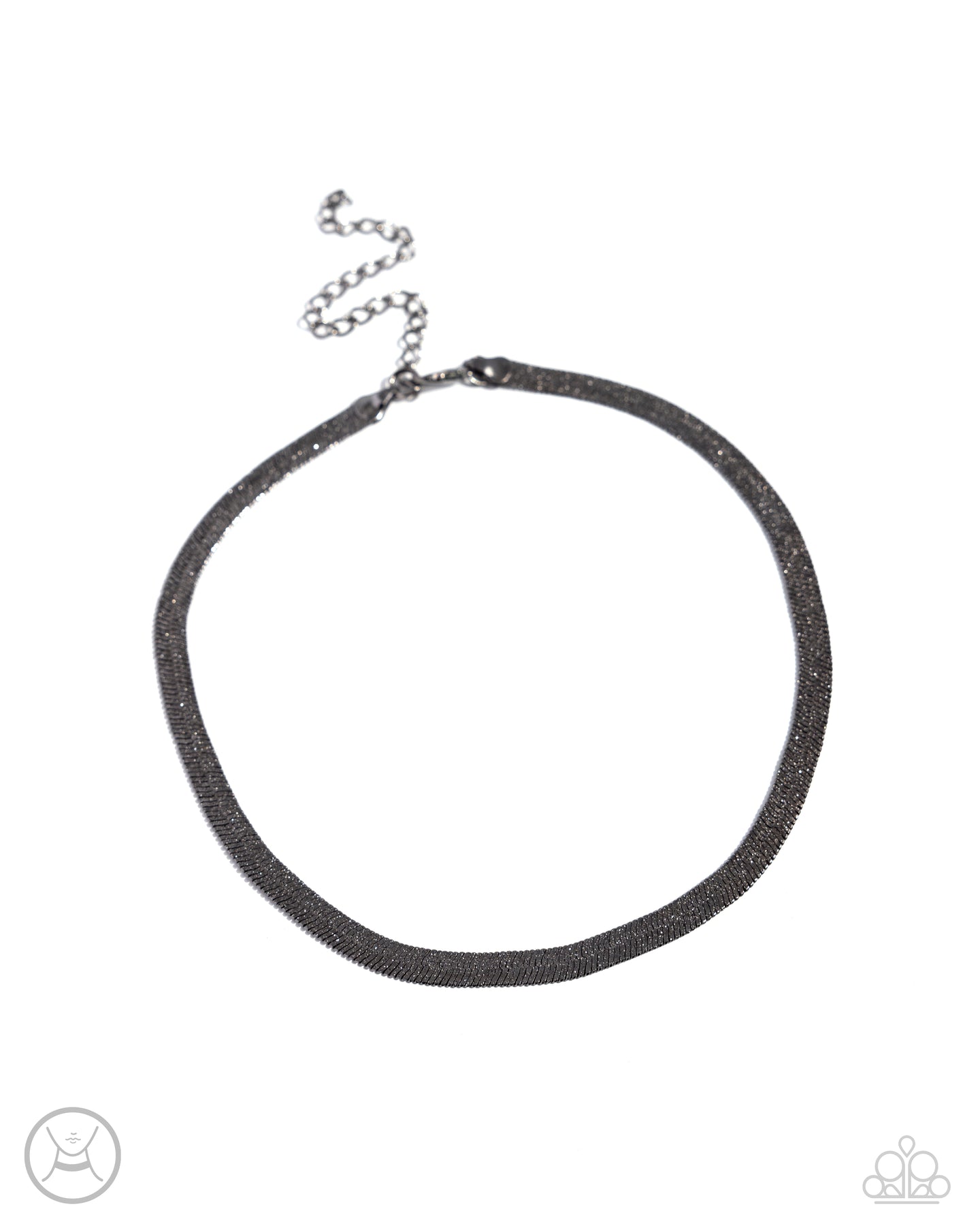 Simply Scintillating - Black choker necklace D013